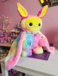 SUGARFLAPS THE COTTON CANDY MOTH - Handmade Luxury Weighted Pudgepuff Doll