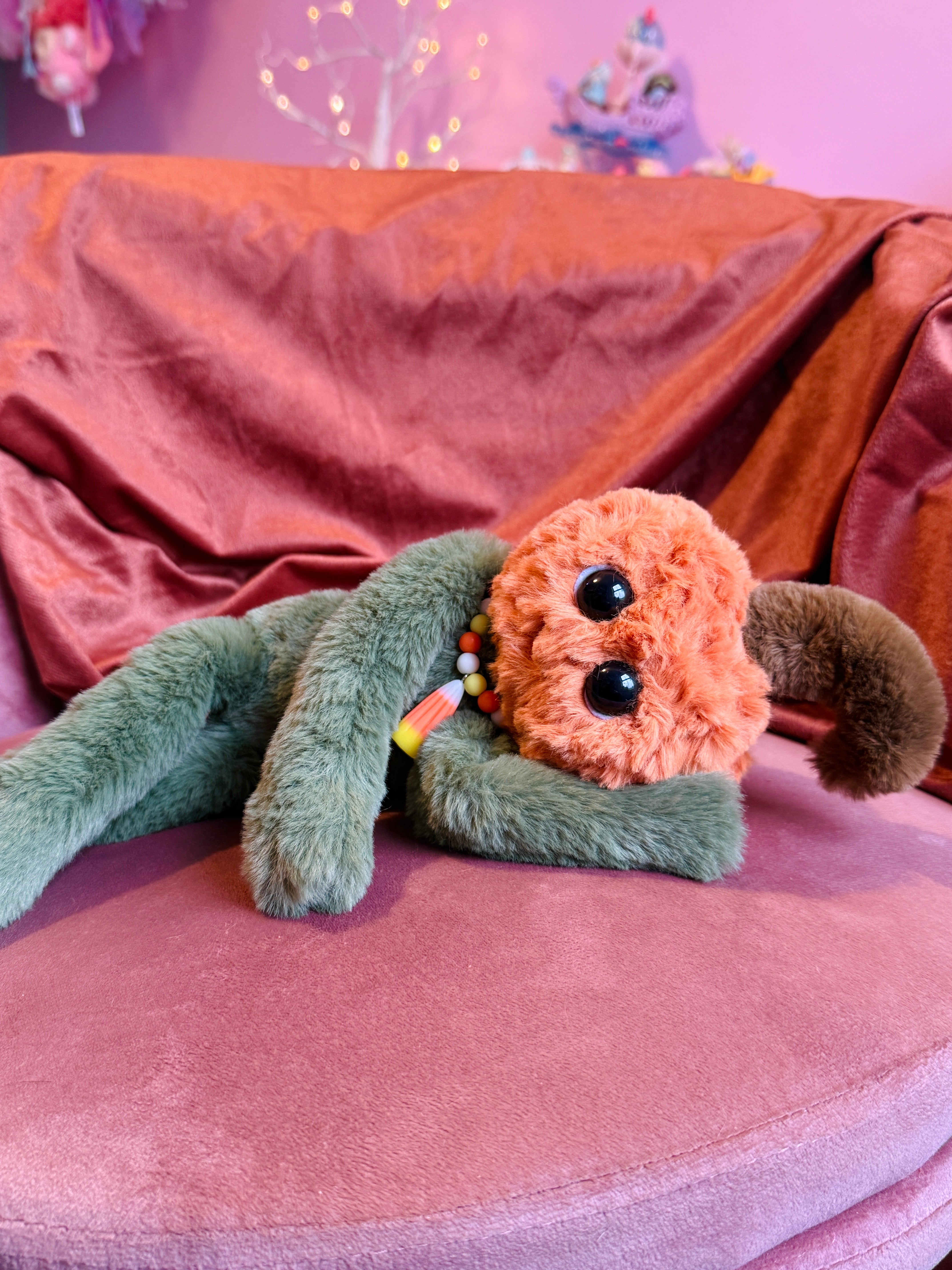 PUMPKIN PICKER FULL SIZE DOLL - Handmade Luxury Weighted Doll