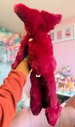 XL DEVIL FOX - Handmade Luxury Weighted Fox Doll