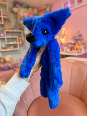 MIDNIGHT FOX - Handmade Luxury Weighted Fox Doll