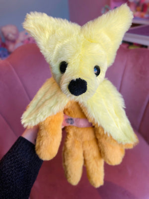 BANANA FOX - Handmade Luxury Weighted Fox Doll