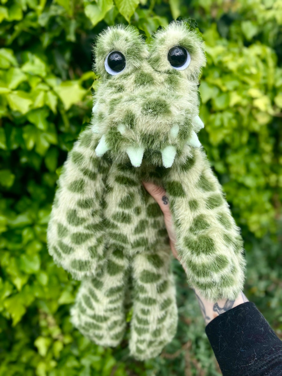 XL FERAL CROC - Handmade Luxury Weighted Doll