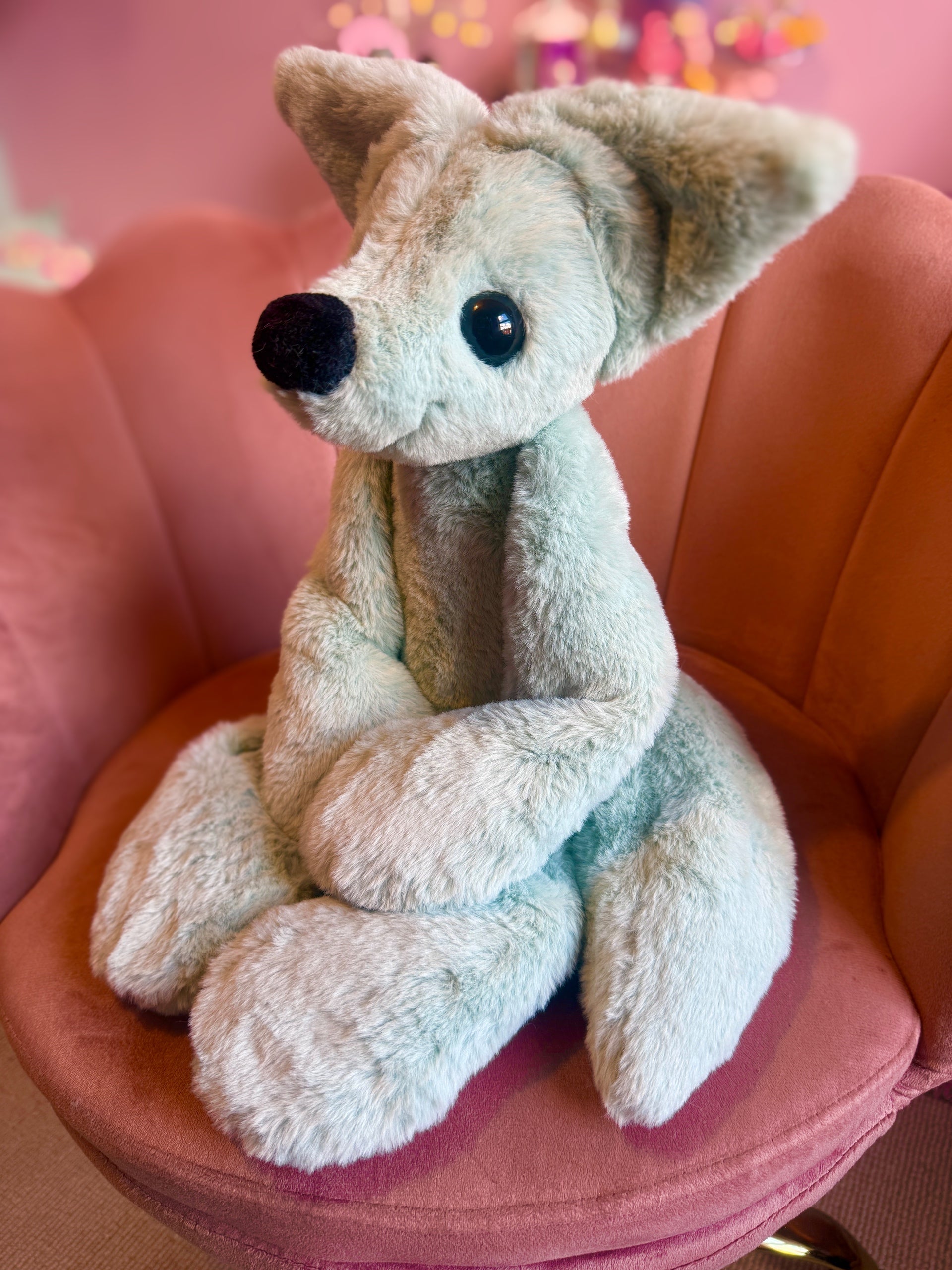 XL SEASPRAY FOX - Handmade Luxury Weighted Plush Doll