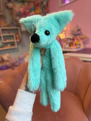 MINT FOX - Handmade Luxury Weighted Fox Doll