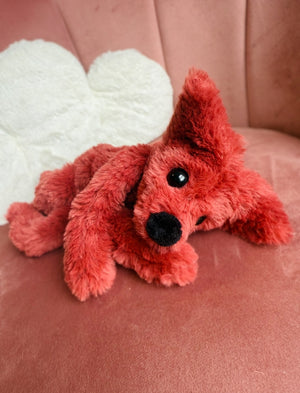 RUBY FOX - Handmade Luxury Weighted Plush Fluffy Fox Doll