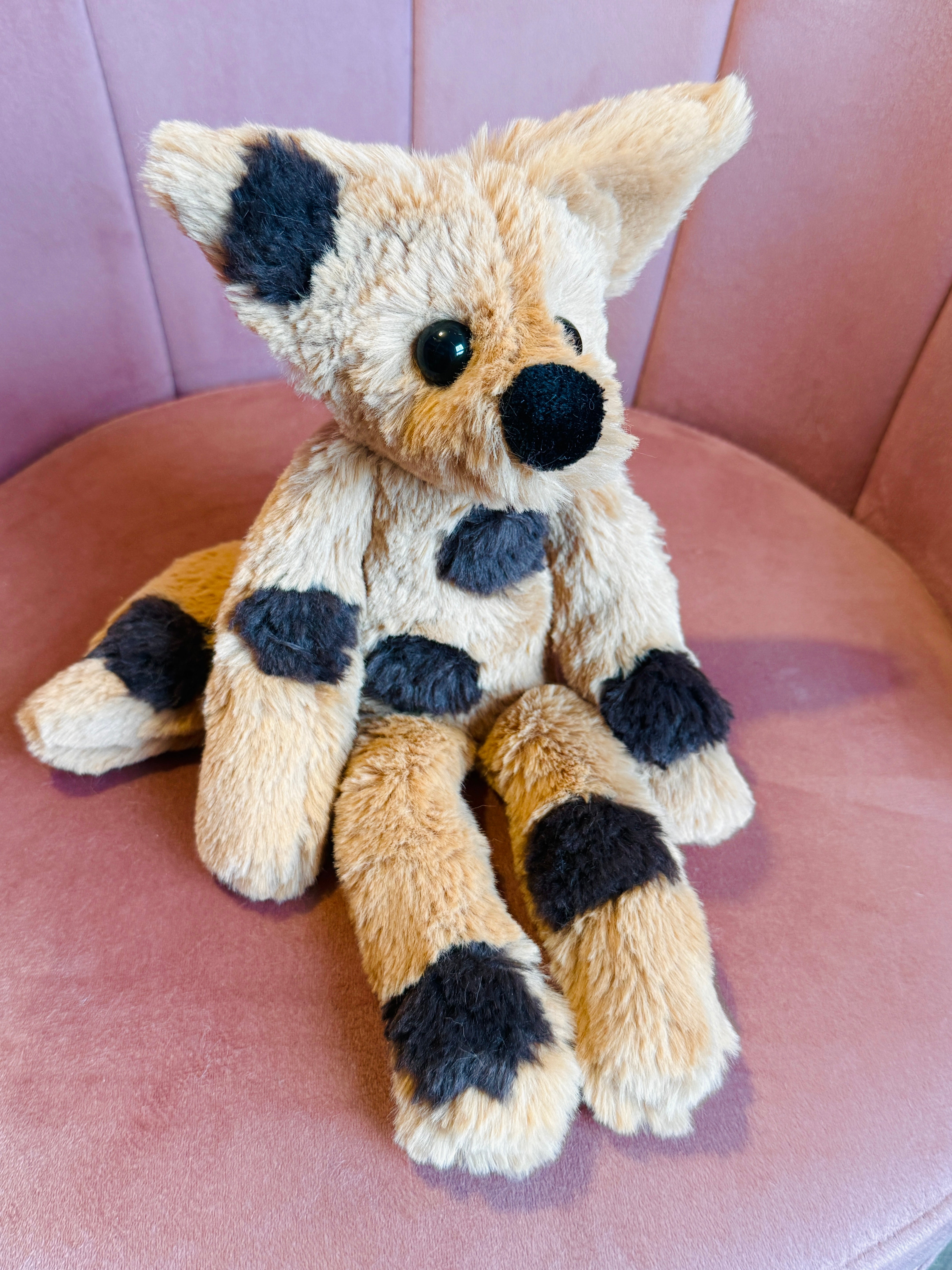 CHOC CHIP COOKIE FOX - Handmade Luxury Weighted Fox Doll