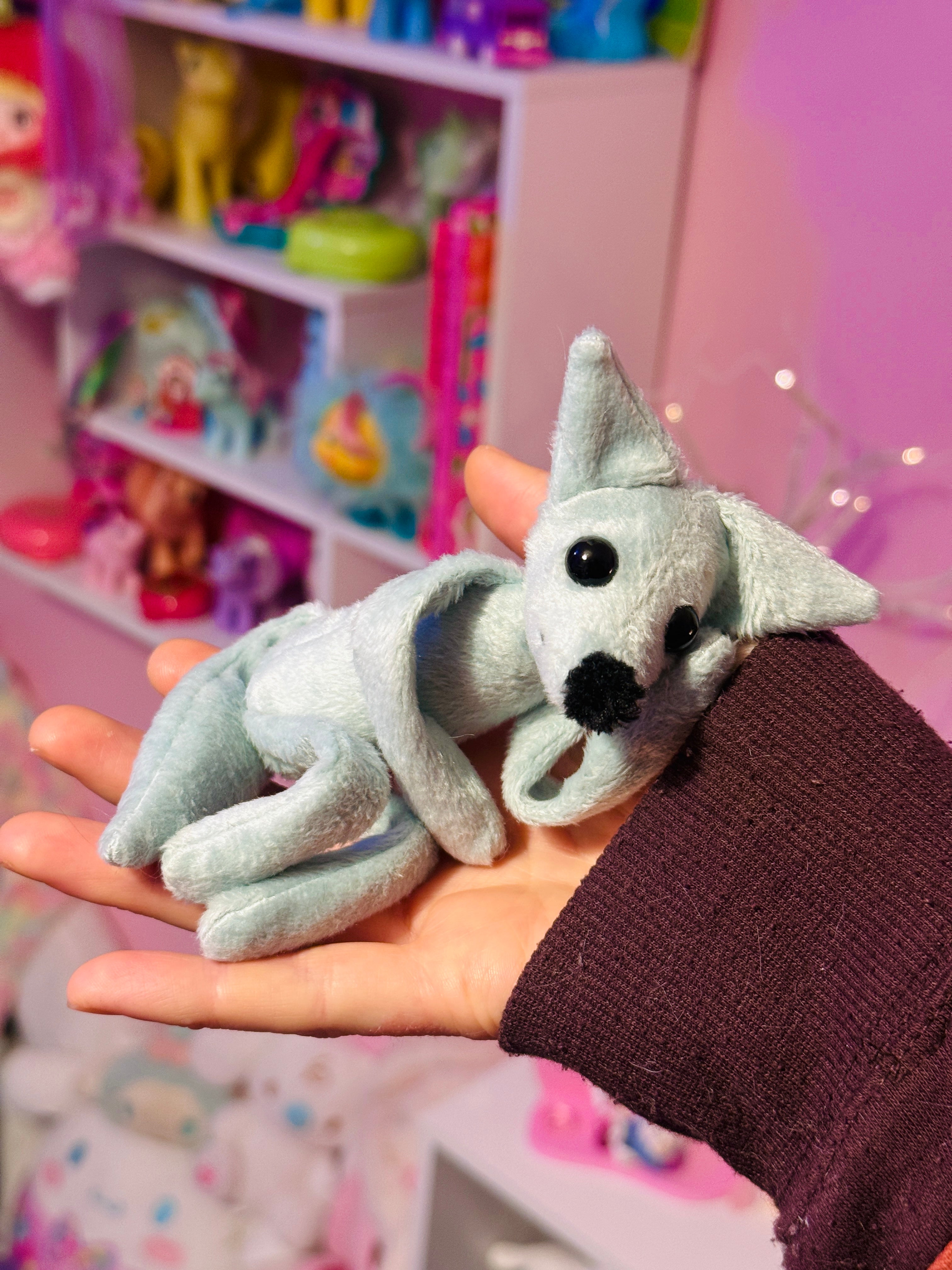 TINY SEASPRAY FOX - Handmade Luxury Weighted Fox Doll