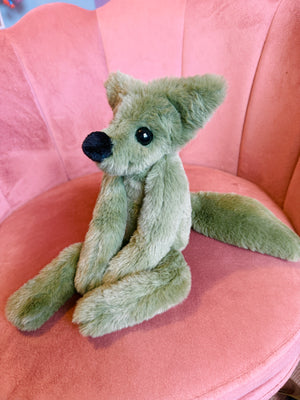 HUNTER FOX - Handmade Luxury Weighted Fox Doll