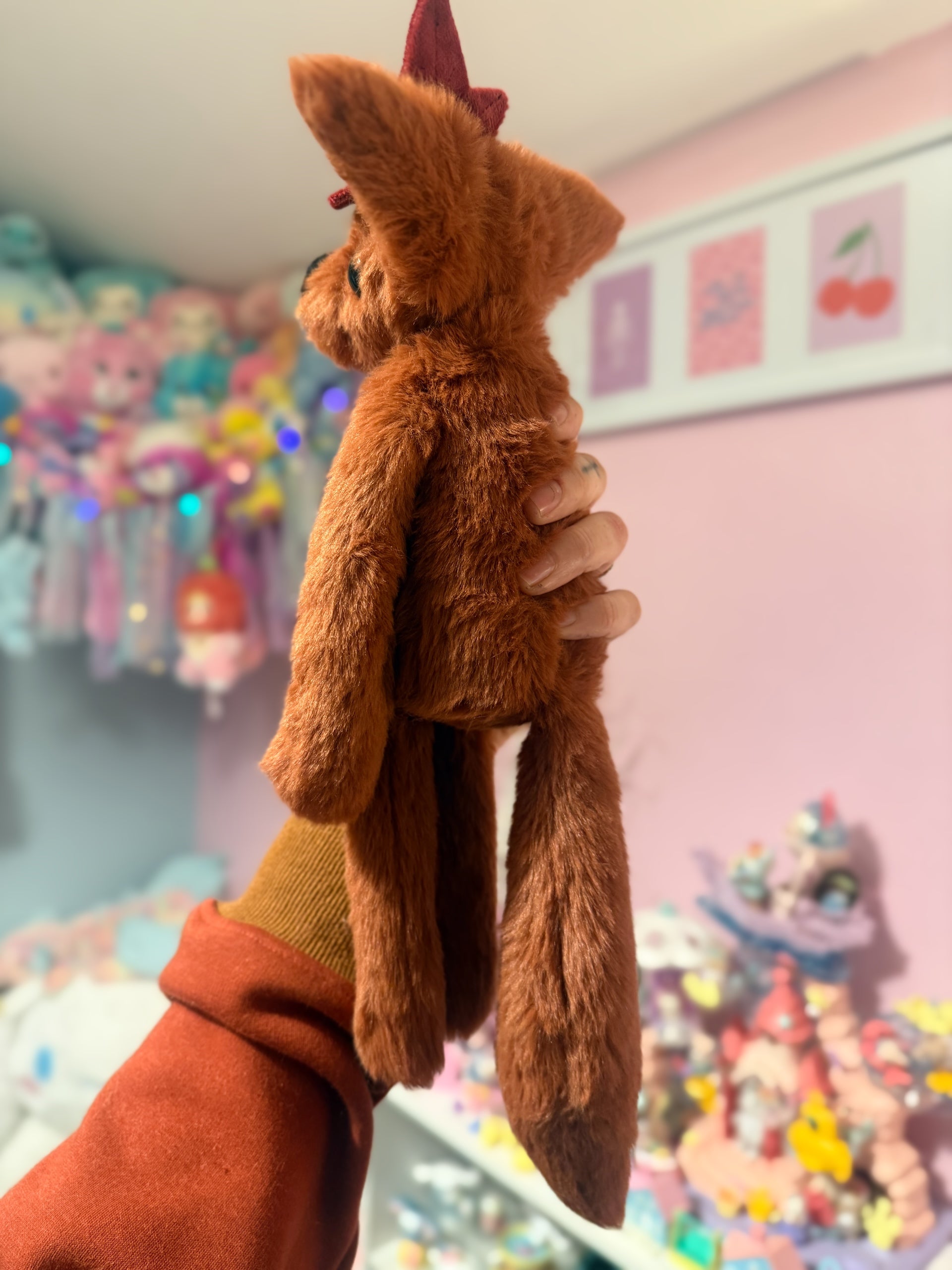 MAPLE FOX - Handmade Luxury Weighted Fox Doll