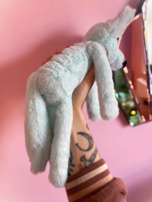 FROST FOX - Handmade Luxury Weighted Plush Fluffy Fox Doll