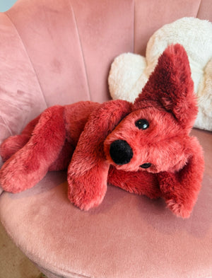 BIG RUBY FOX - Handmade Luxury Weighted Plush Doll