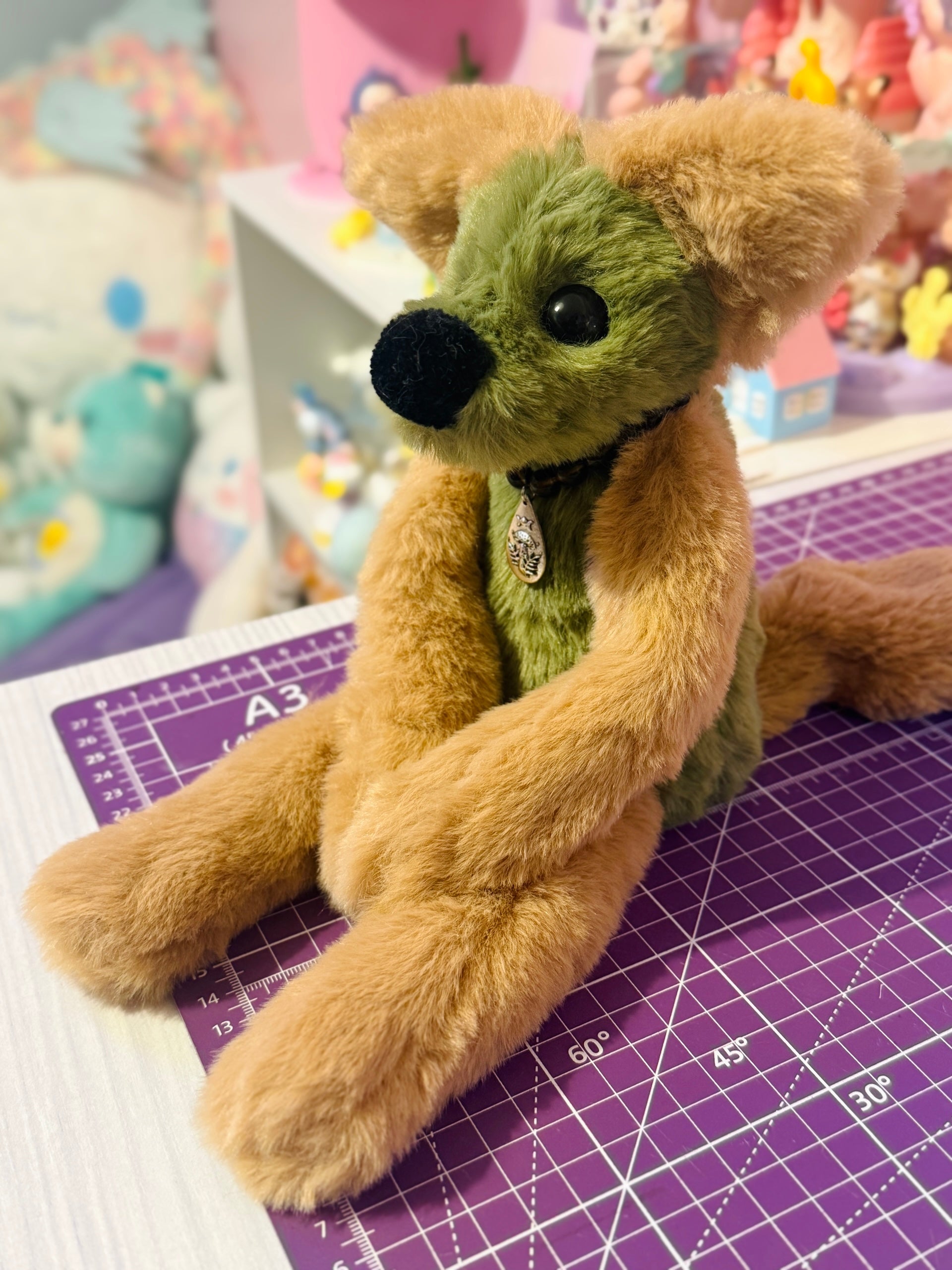 LICHEN FOX - Handmade Luxury Weighted Fox Doll