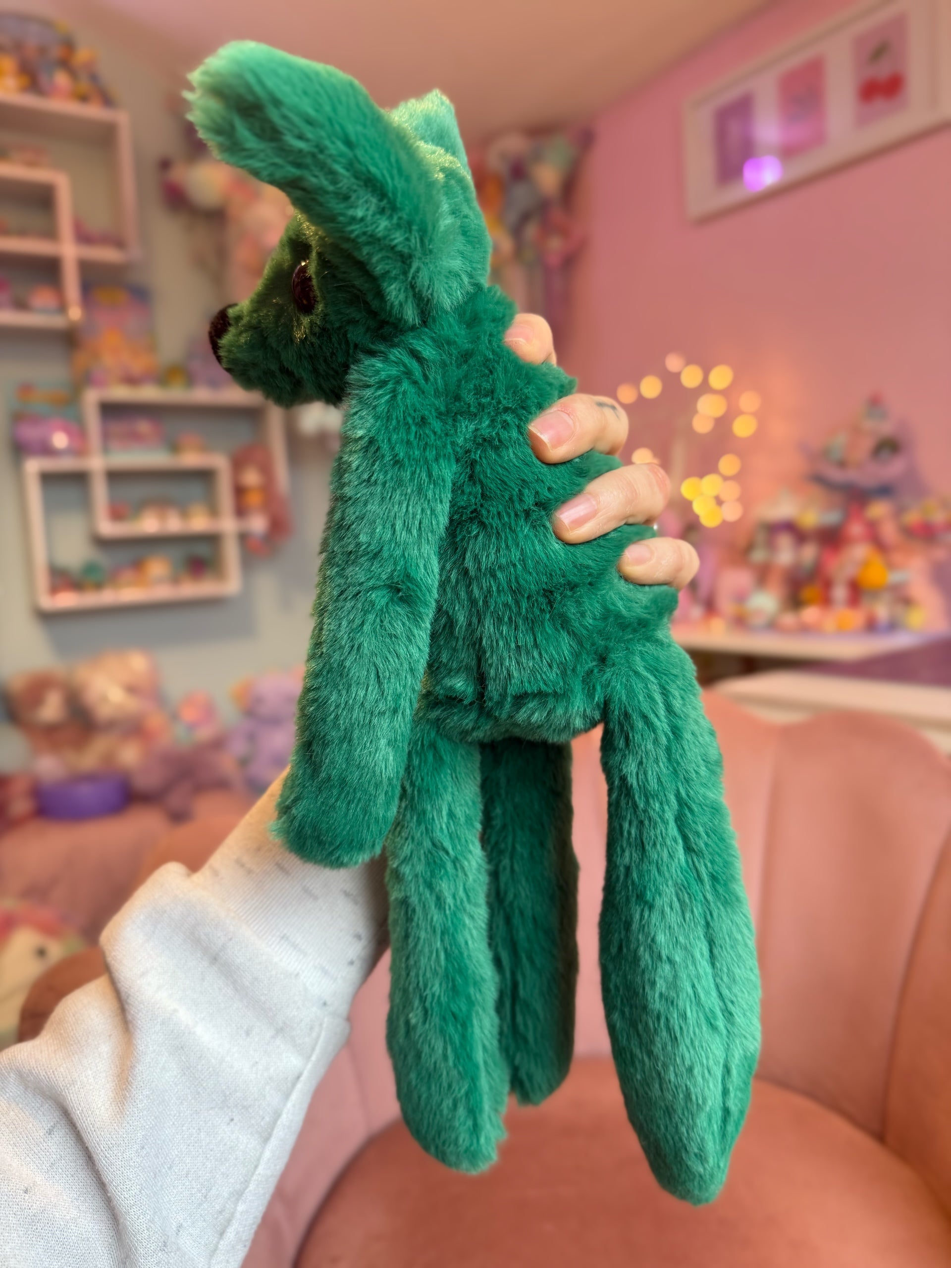 EMERALD FOX - Handmade Luxury Weighted Fox Doll