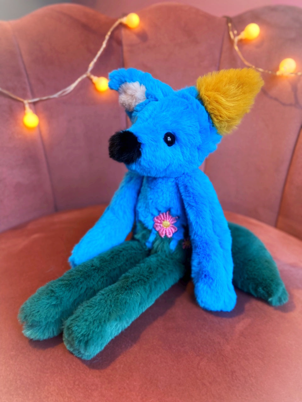 SUNNY MEADOW FOX - Handmade Luxury Weighted Plush Fluffy Fox Doll