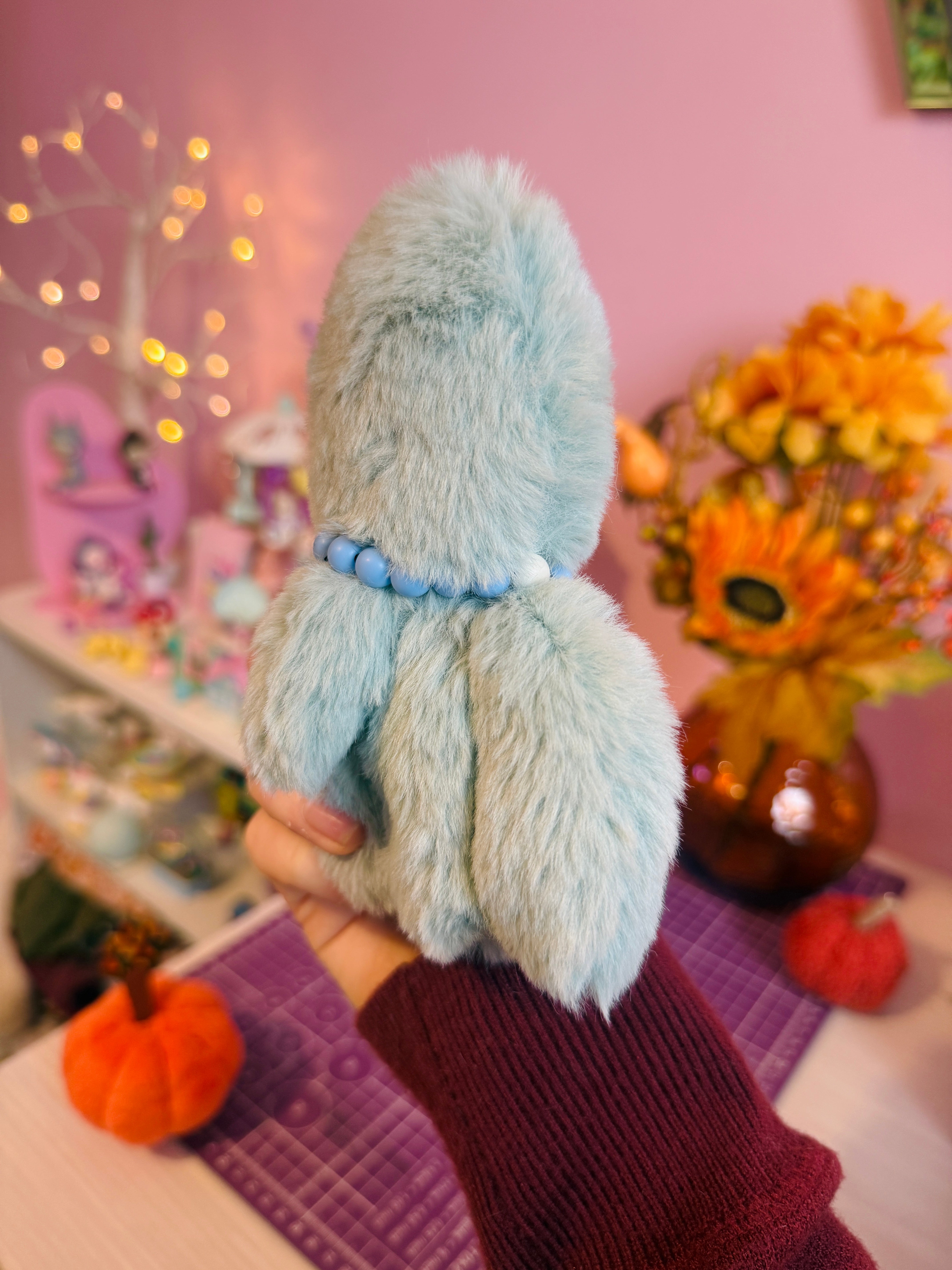 SHARK PALMPUFF - Handmade Mini Luxury Weighted Doll