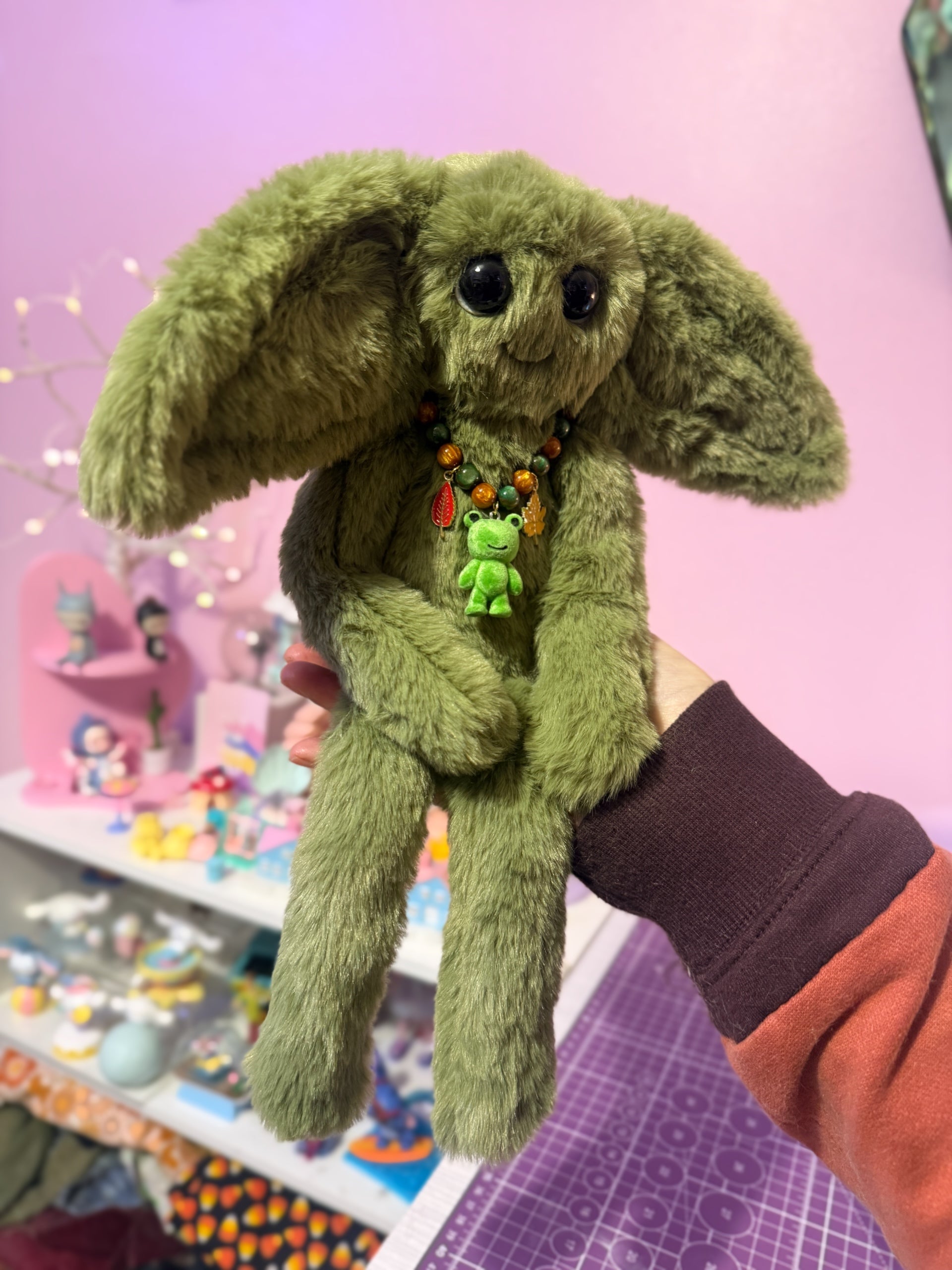 FOREST GOBLIN FULL SIZE DOLL - Handmade Mini Luxury Weighted Doll