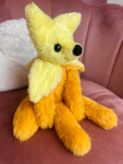 BANANA FOX - Handmade Luxury Weighted Fox Doll