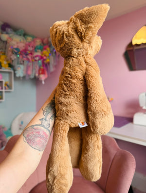 XL FUDGE FOX - Handmade Luxury Weighted Fox Doll