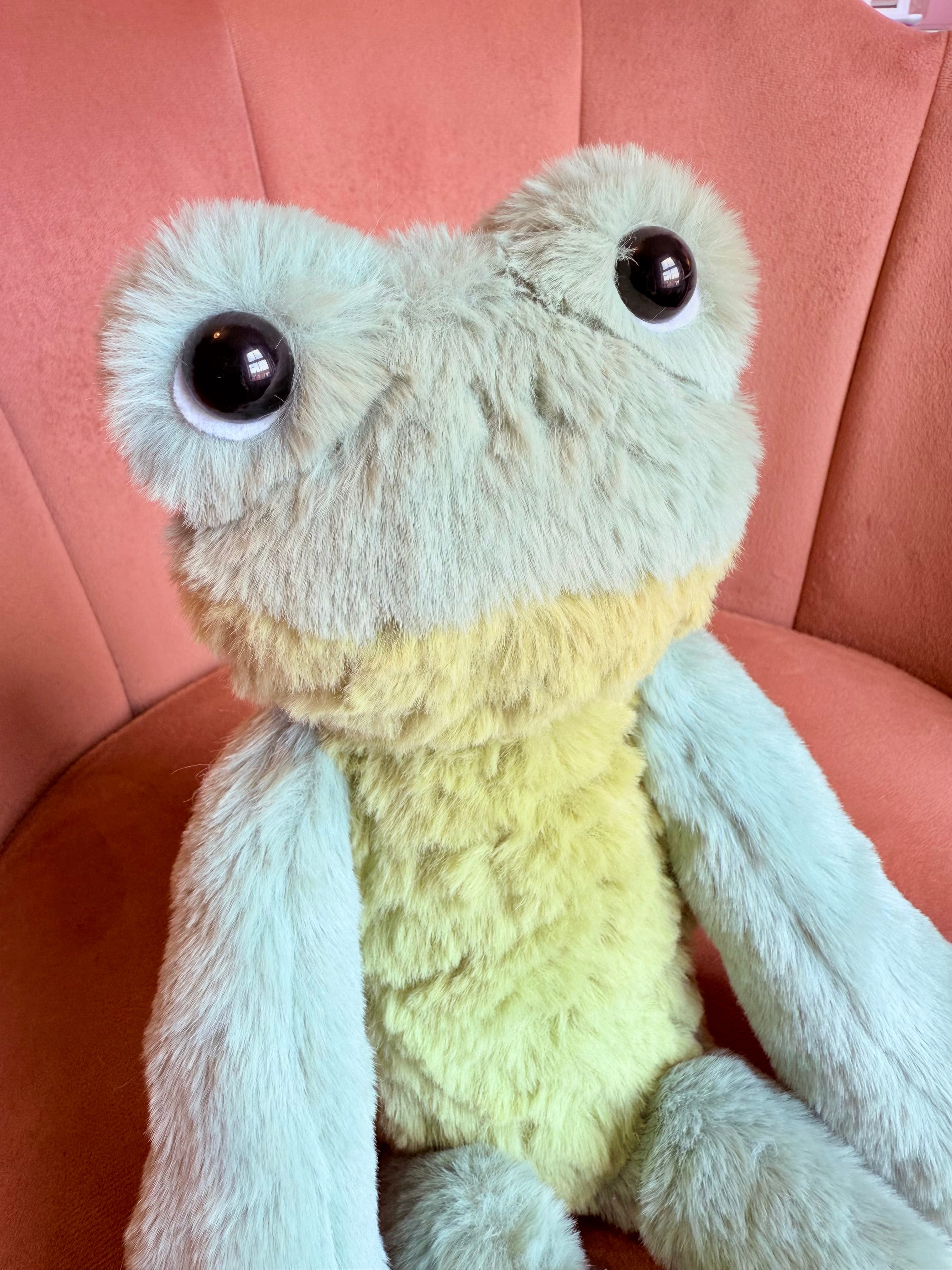 FERAL FROG - Handmade Luxury Weighted Fox Doll