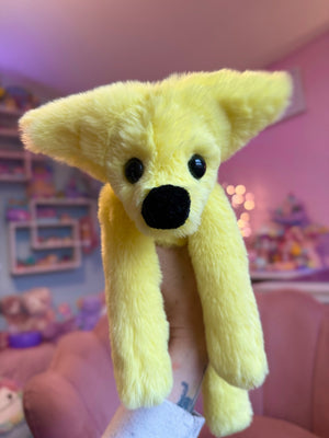 LEMON FOX - Handmade Luxury Weighted Fox Doll
