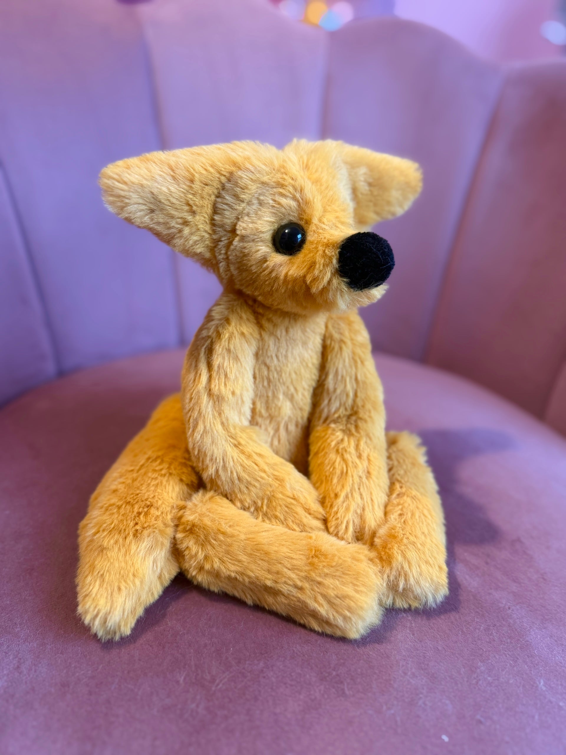 SUNSHINE FOX - Handmade Luxury Weighted Fox Doll
