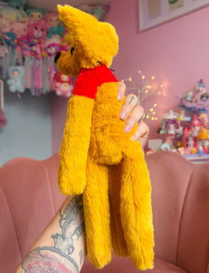 WINNIE THE POOH FOX (B) - Handmade Luxury Weighted Plush Fluffy Fox Doll