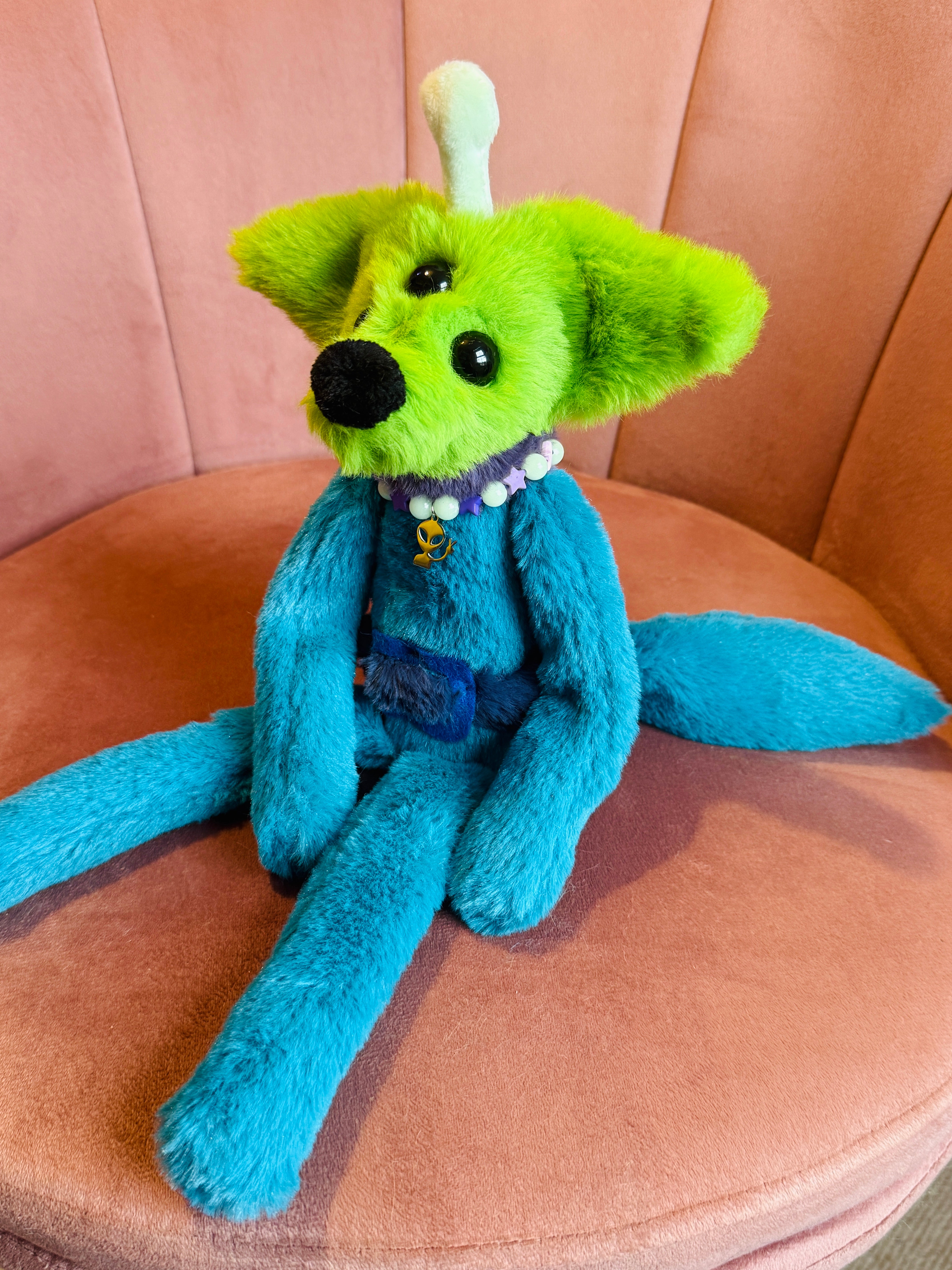 TOY STORY ALIEN FOX - Handmade Luxury Weighted Fox Doll