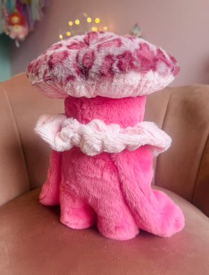 PINK MUSHMALLOW PUDGEPUFF - Handmade Luxury Weighted Pudgepuff Doll
