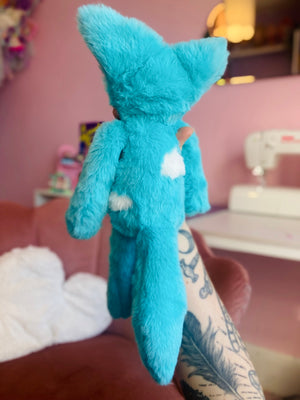 SUNNY SKIES FOX - Handmade Luxury Weighted Fox Doll