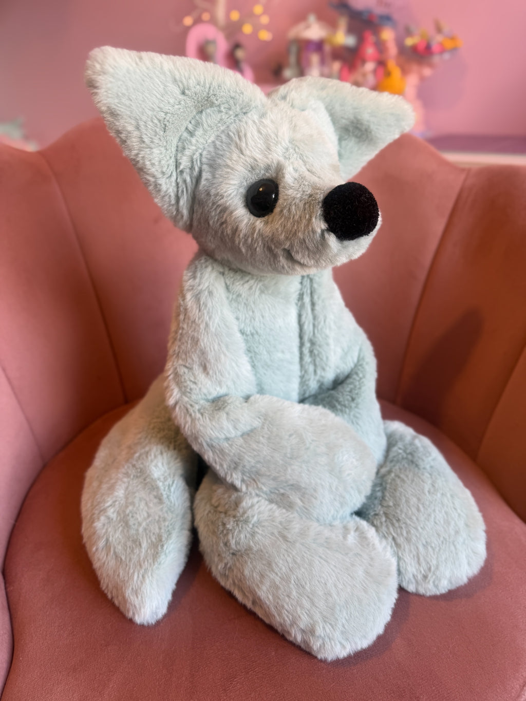XL SEASPRAY FOX - Handmade Luxury Weighted Plush Doll