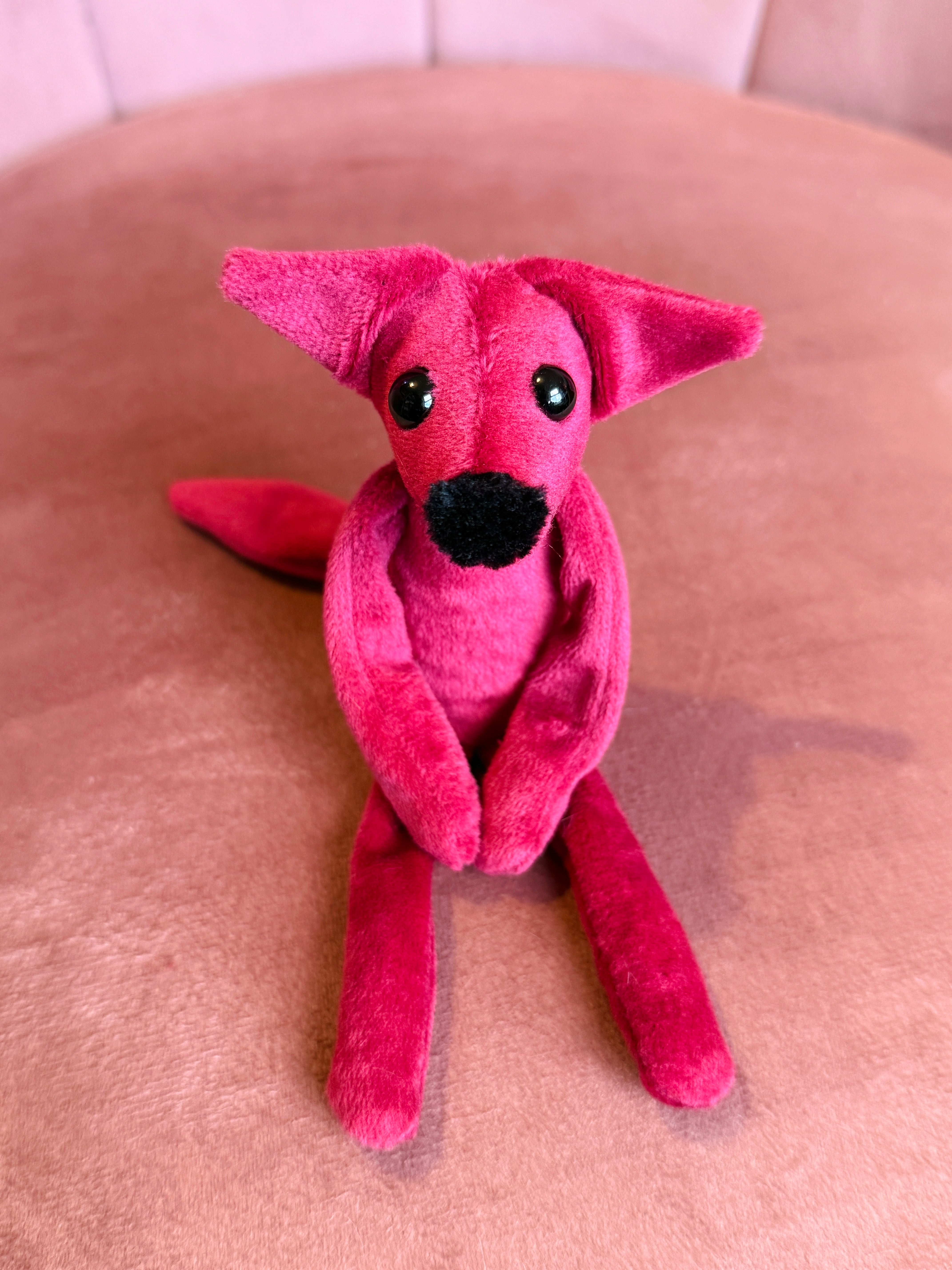 TINY HOLLY FOX (A) - Handmade Luxury Weighted Fox Doll