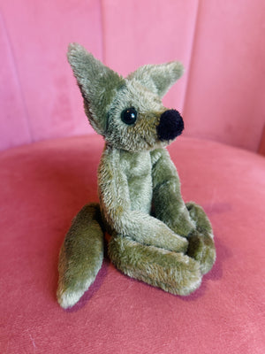 TINY HUNTER FOX - Handmade Luxury Weighted Fox Doll