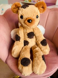 XXL CHOC CHIP COOKIE BEAR - Handmade Luxury Weighted Plush Doll