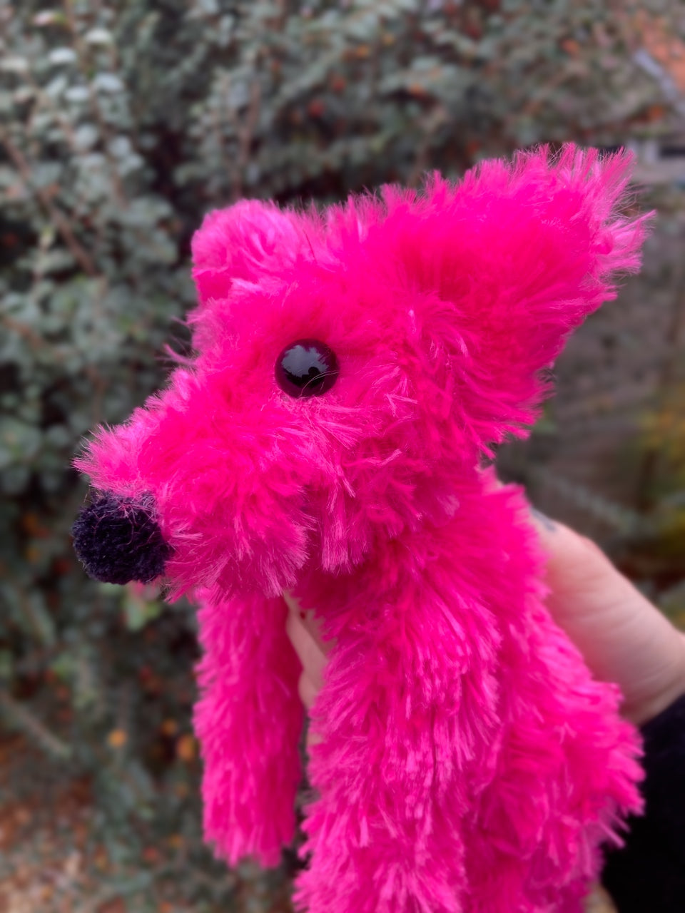 “PEONY” BARBIE FOX - Handmade Luxury Weighted Plush Fluffy Fox Doll