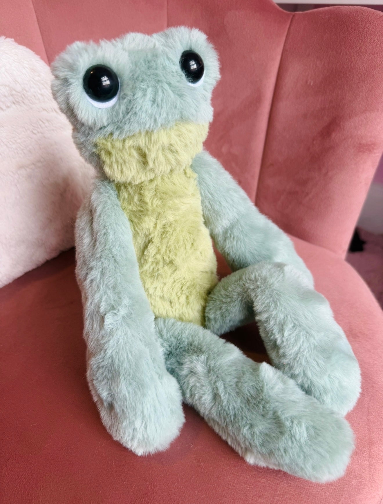 FERAL FROG (B) - Handmade Luxury Weighted Fox Doll