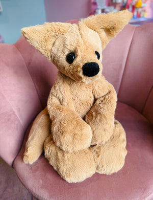 XL FUDGE FOX - Handmade Luxury Weighted Fox Doll
