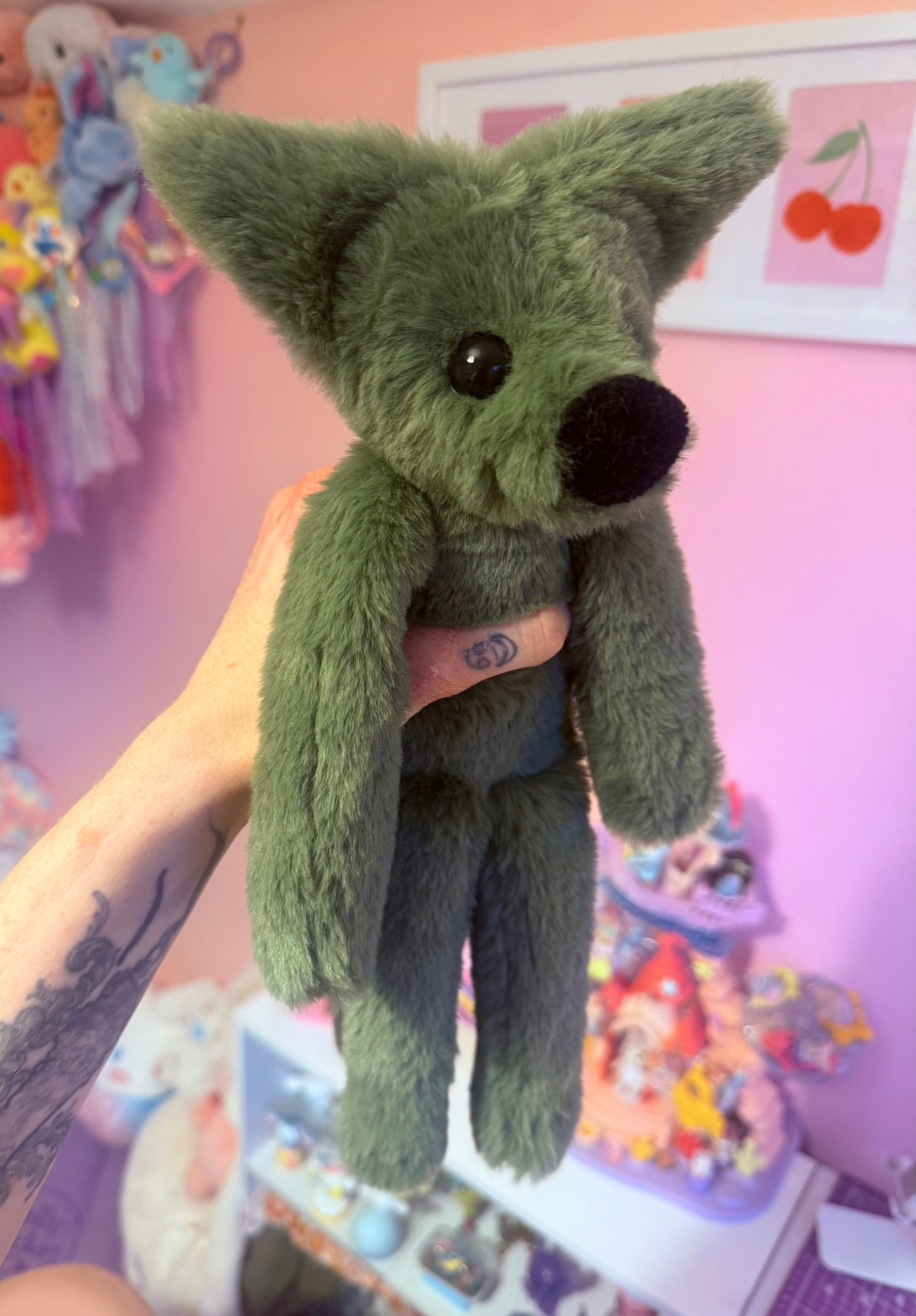 HUNTER FOX - Handmade Luxury Weighted Fox Doll