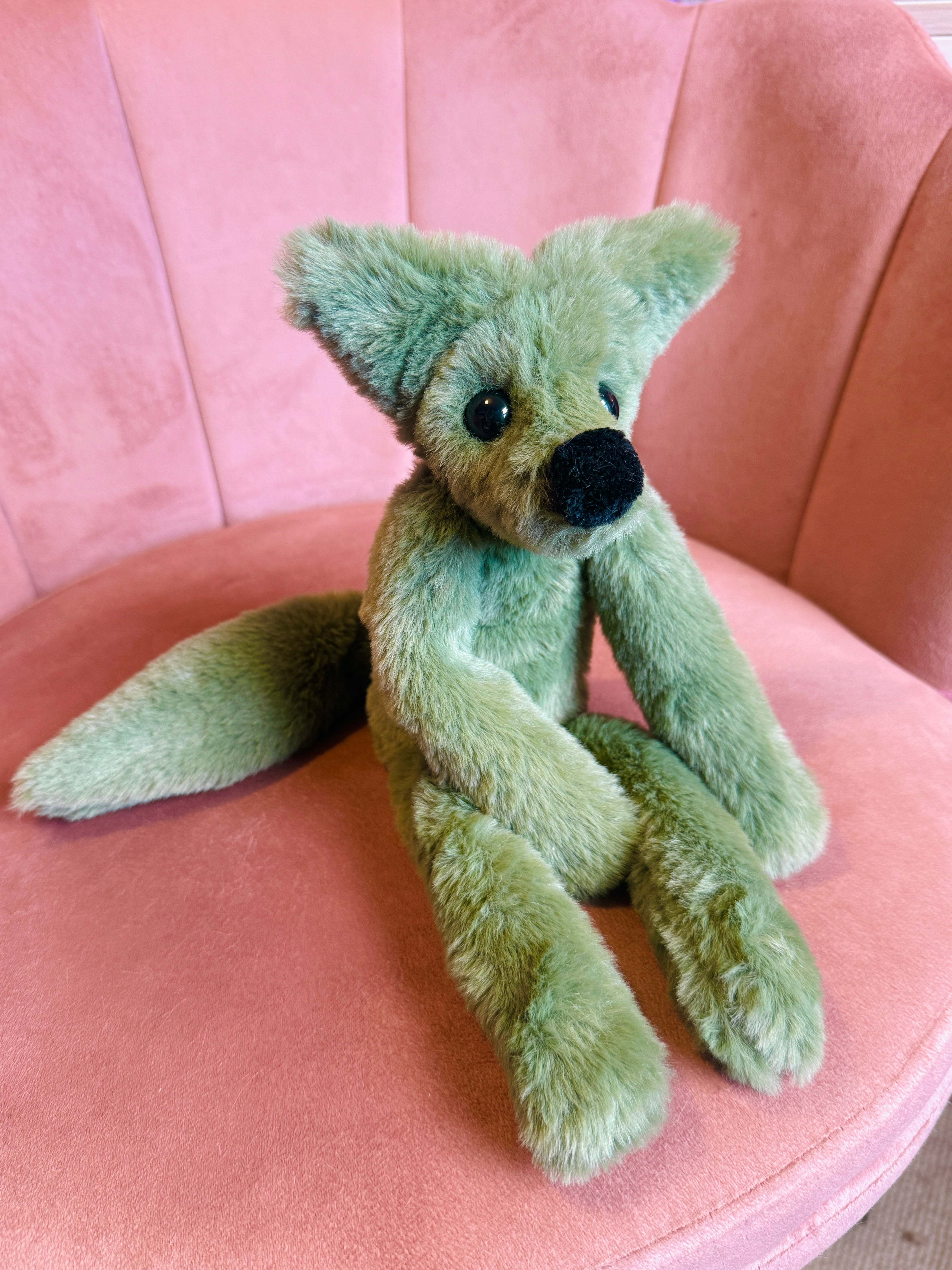 HUNTER FOX - Handmade Luxury Weighted Fox Doll