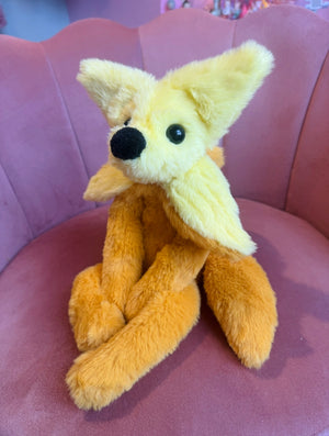 BANANA FOX - Handmade Luxury Weighted Fox Doll