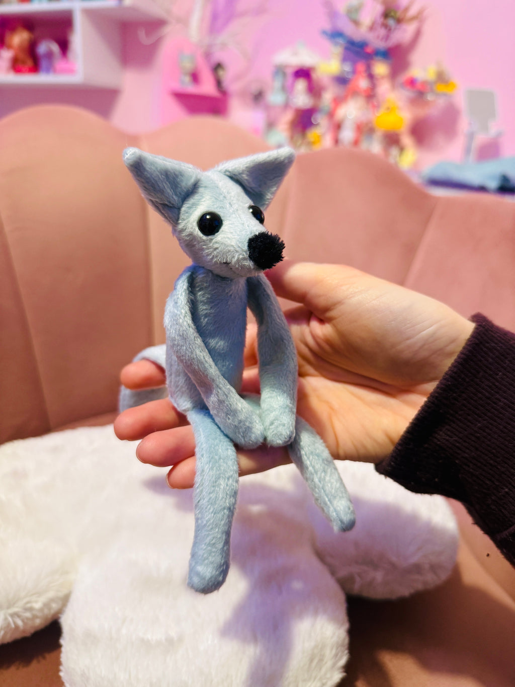 TINY SEASPRAY FOX - Handmade Luxury Weighted Fox Doll