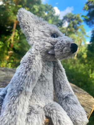 WEREFOX - Handmade Luxury Weighted Plush Fluffy Fox Doll