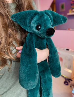 XL FOREST FOX - Handmade Luxury Weighted Fox Doll