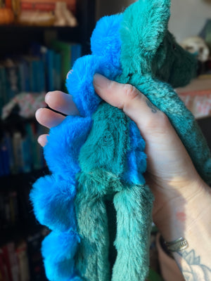 DINO FOX - Handmade Luxury Weighted Plush Fluffy Fox Doll
