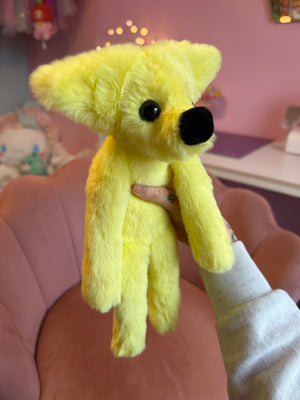 LEMON FOX - Handmade Luxury Weighted Fox Doll