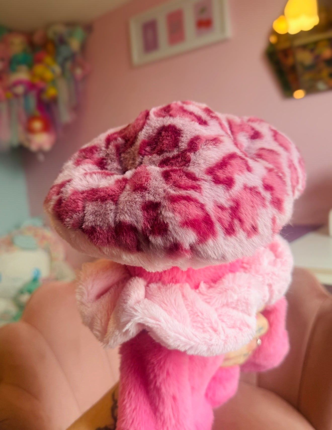 PINK MUSHMALLOW PUDGEPUFF - Handmade Luxury Weighted Pudgepuff Doll
