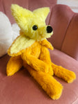 BANANA FOX - Handmade Luxury Weighted Fox Doll