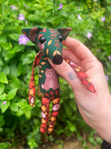 “WOODLAND FRIENDS” FOX CUB - Handmade Weighted Cotton Fox Doll