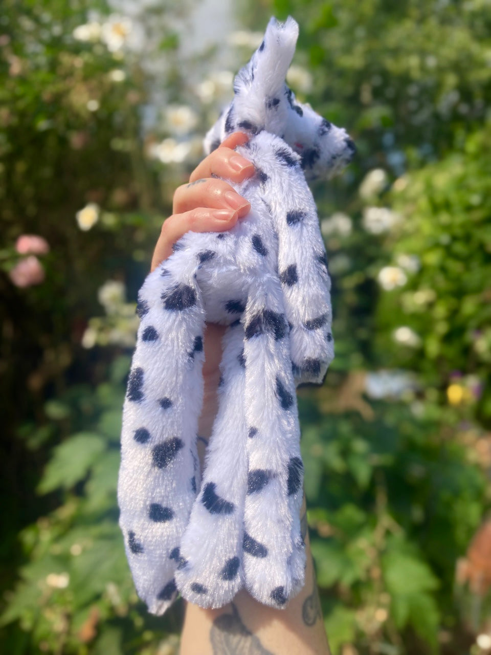 ‘PONGO’ SPOTTY FOX (A) - Handmade Luxury Weighted Plush Fluffy Fox Doll