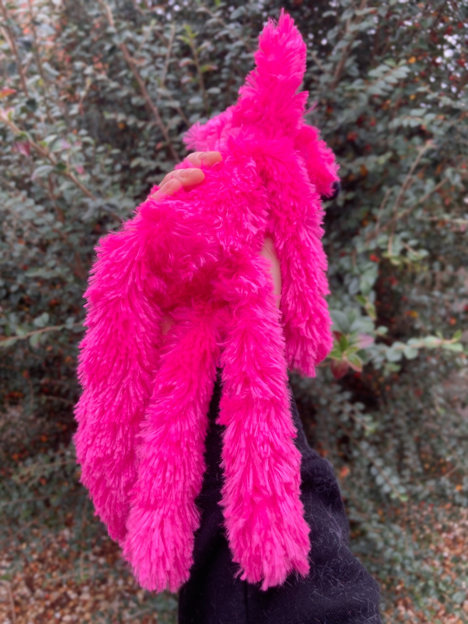 “PEONY” BARBIE FOX - Handmade Luxury Weighted Plush Fluffy Fox Doll