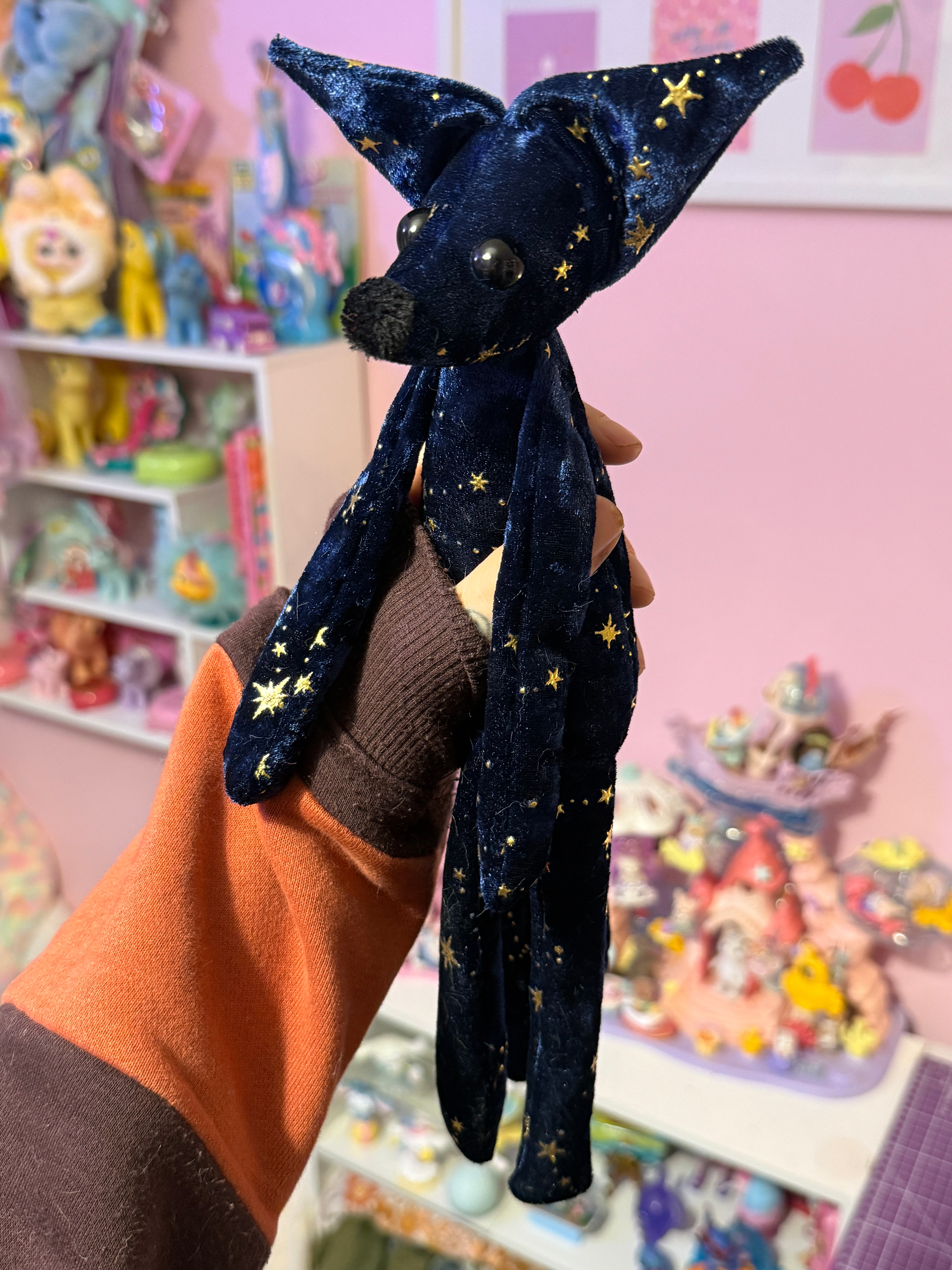 NEBULA FOX - Handmade Luxury Weighted Fox Doll